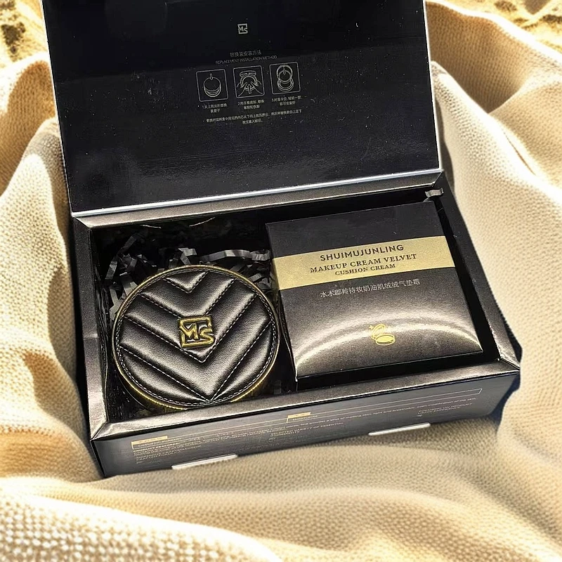 轻透无瑕气垫粉底霜防水防汗持久不脱妆遮瑕控油不卡粉保湿E732