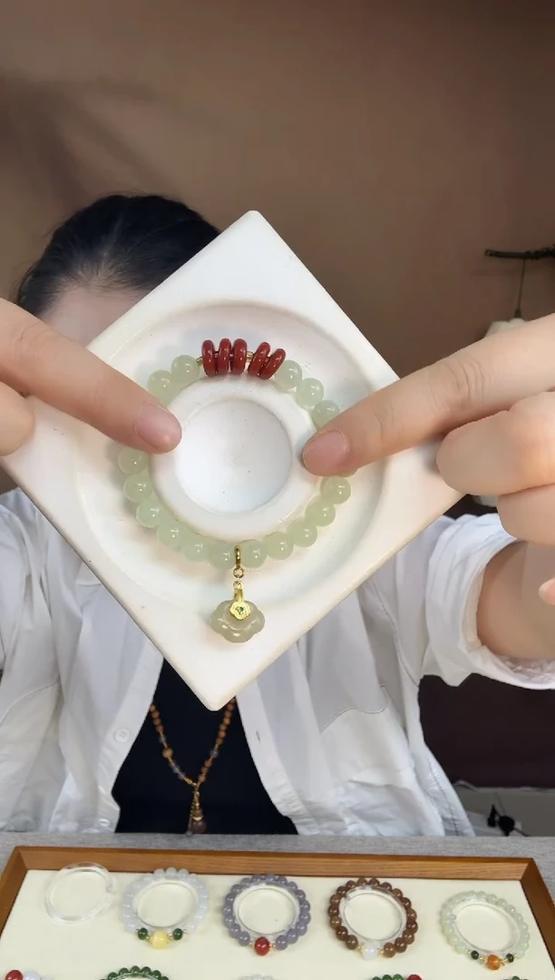 未镶嵌手串和田玉原创DIY设计款手串