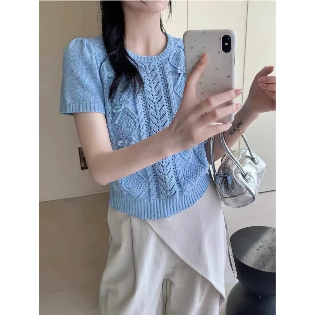 小乙XIAOYI【001-099】韩系休闲毛针织衫毛衣女温柔气质