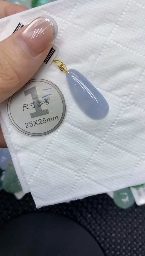 颈饰18K金镶嵌翡翠11111111