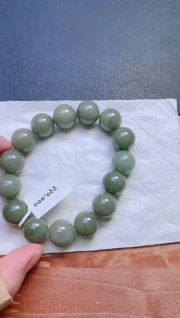 未镶嵌定制翡翠珠串