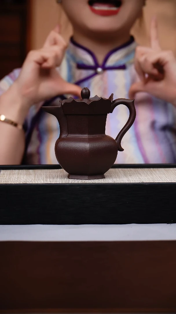 茶壶紫砂老紫泥大彬僧帽