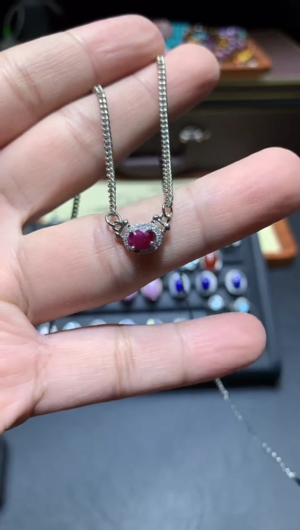 【闪购商品】红宝石颈饰未镶嵌T69