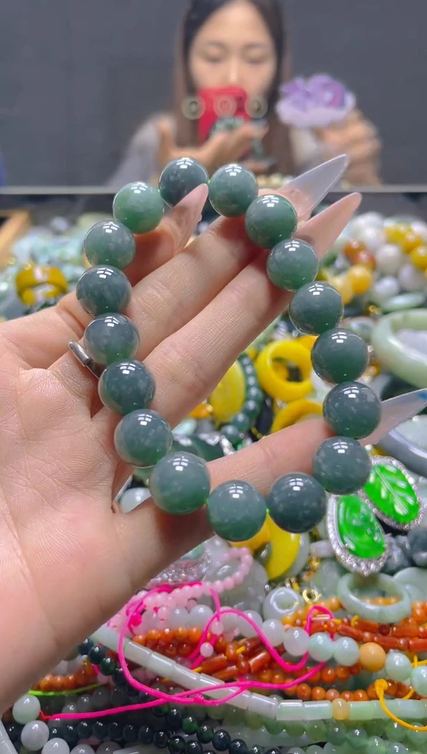 颈饰未镶嵌翡翠11MM