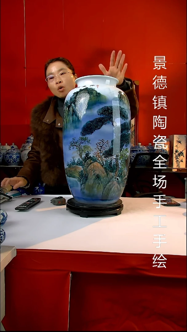 摆件陶瓷景德镇陶瓷 全场手工手绘