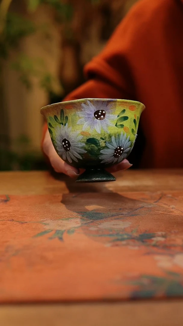 【闪购商品】瓷片1592景德镇手工手绘釉下彩高温瓷