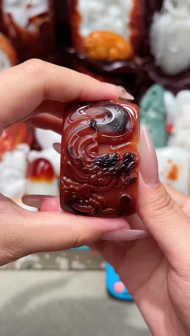 未镶嵌和田玉（糖玉）挂件壮*45545