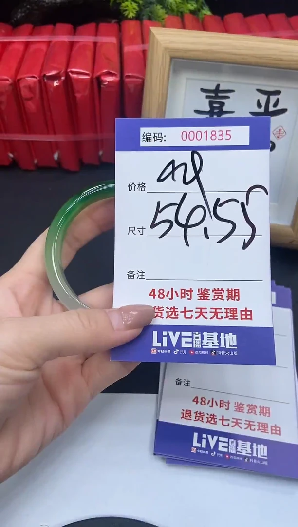 未镶嵌手镯翡翠0001835