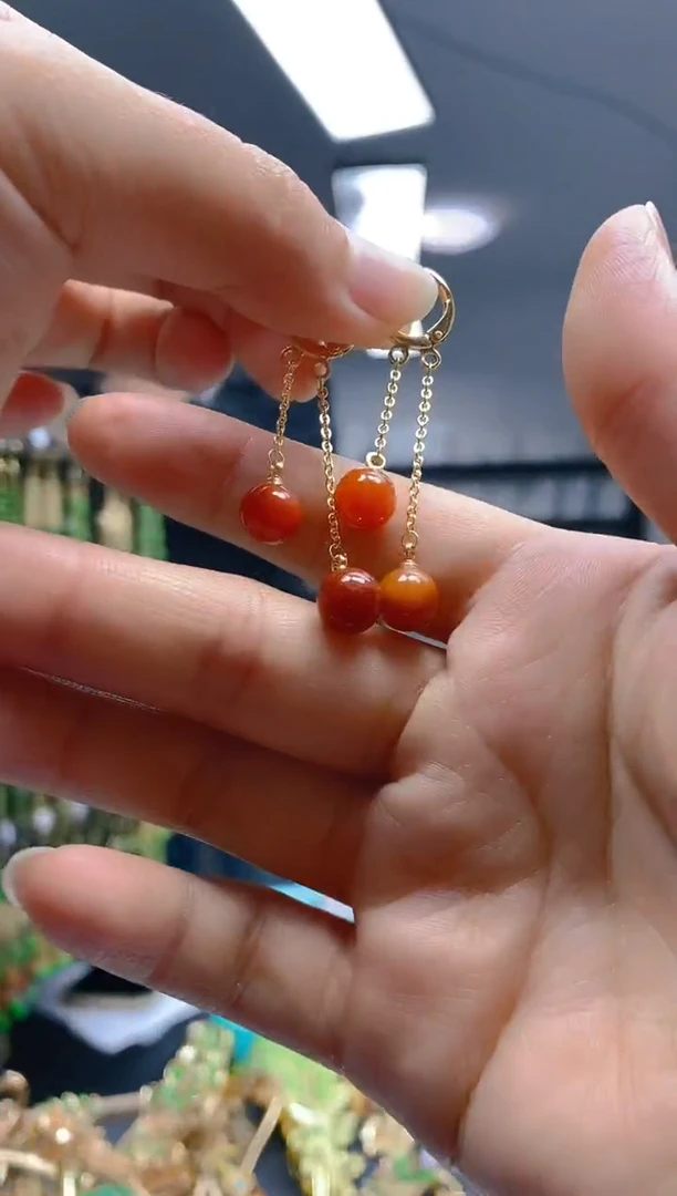 【闪购商品】翡翠耳饰合金0274翡翠耳包