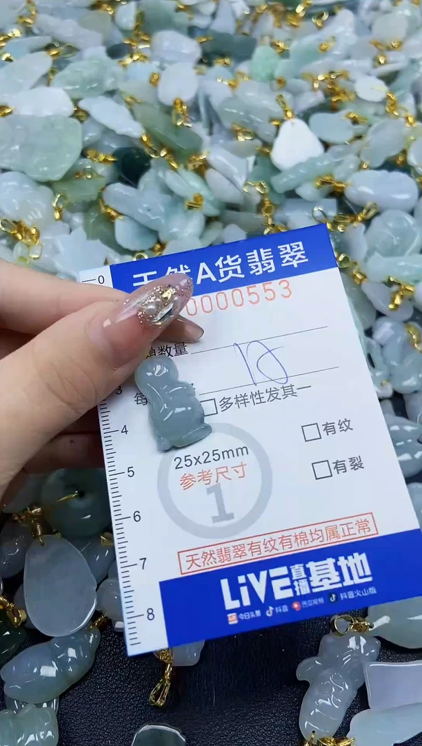 翡翠未镶嵌颈饰天然A货翡翠