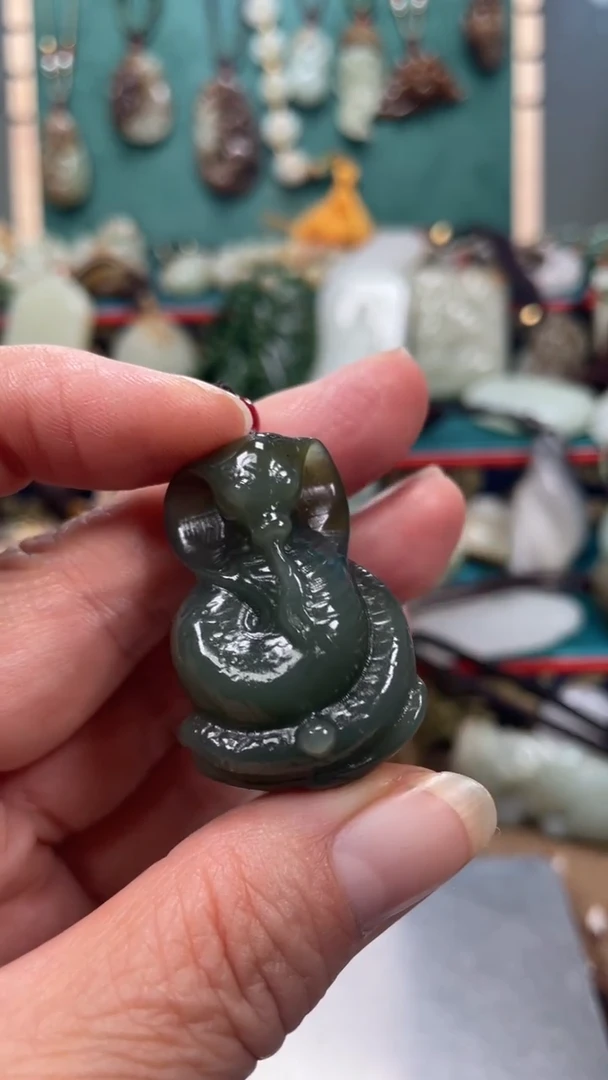 未镶嵌和田玉挂件0032