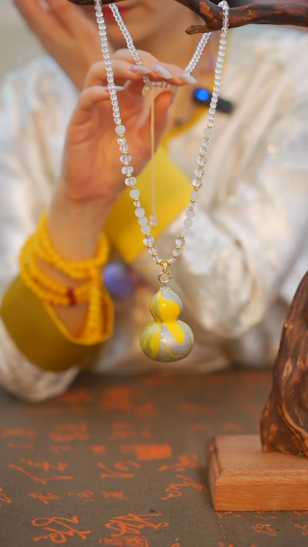 589非遗漆手艺工天然葫芦文玩福禄