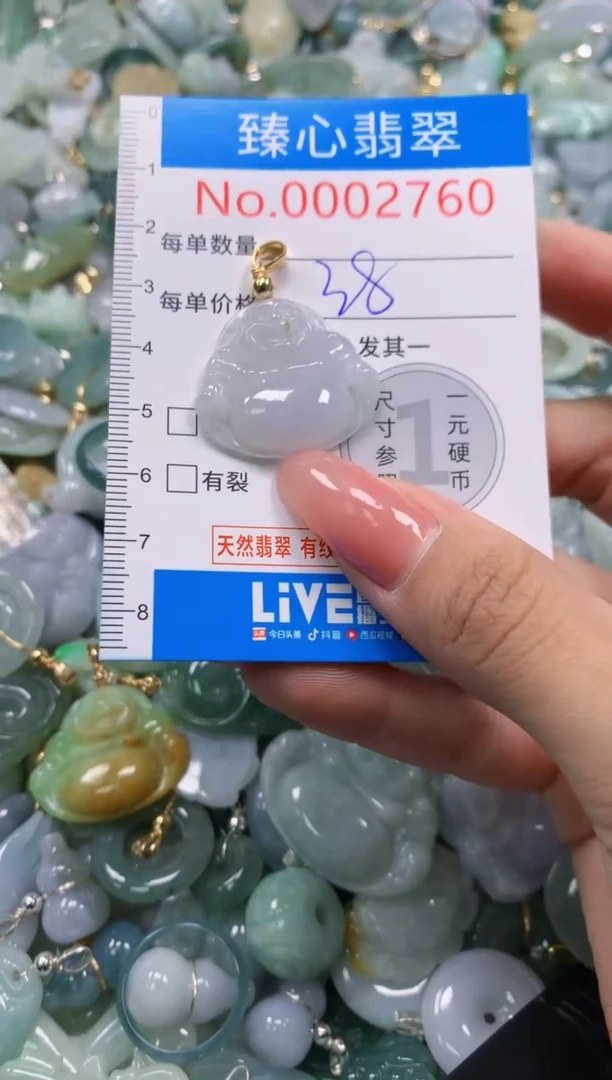 翡翠未镶嵌颈饰2760