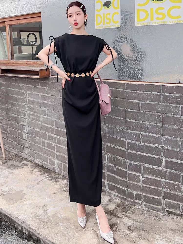 61529-B-1-1-4  御姐轻熟风气质高级感时尚显瘦修身包臀收腰长裙