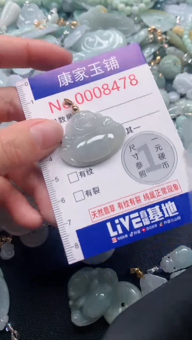 颈饰未镶嵌翡翠8478