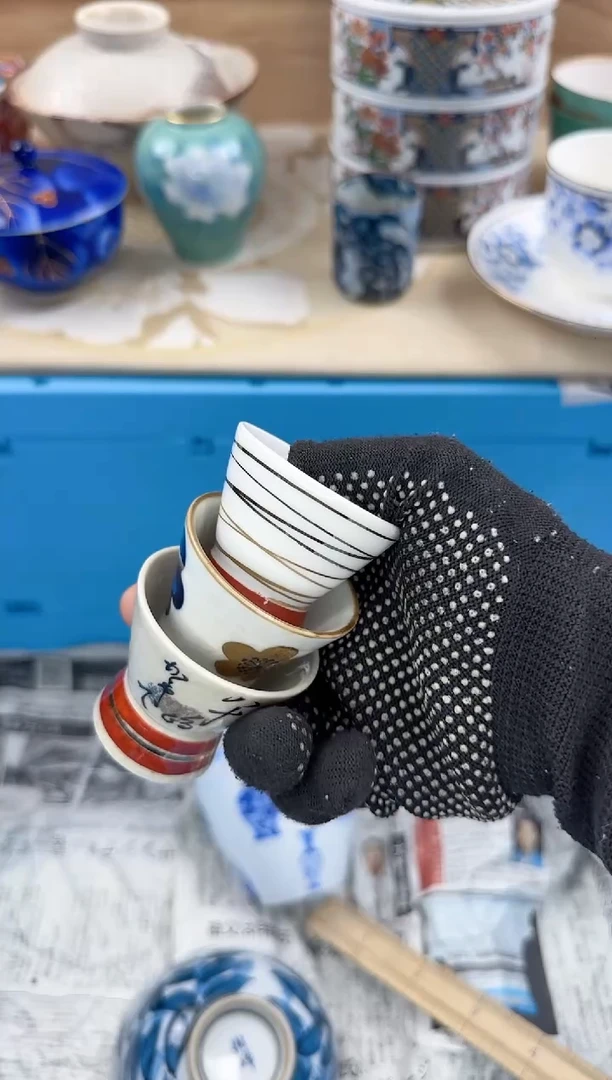茶杯紫砂一****?741淘艺中古瓷器满18米包邮