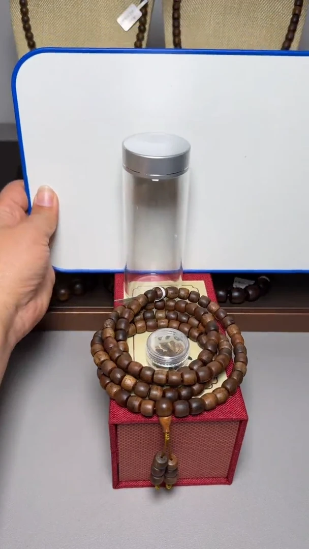 【闪购商品】沉香手串芽庄白棋0.9桶珠多圈