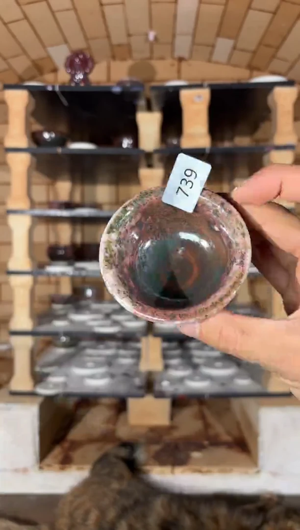 摆件精品窑变钧瓷茶器