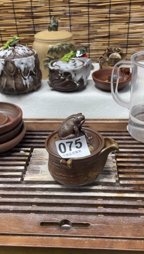 【闪购商品】杯075精美粗陶手工柴烧