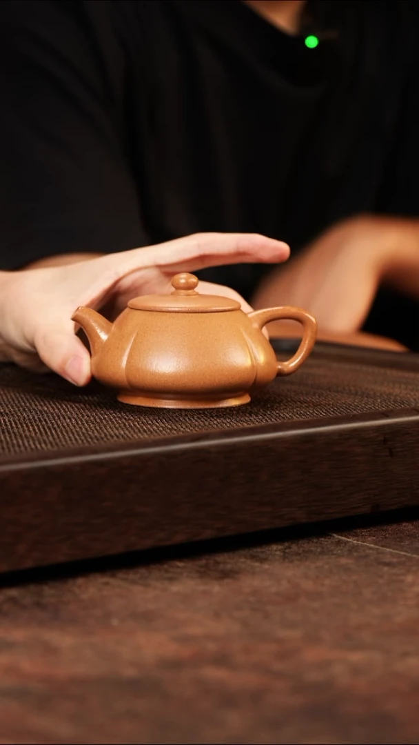 茶壶紫砂玲珑瓢 段泥