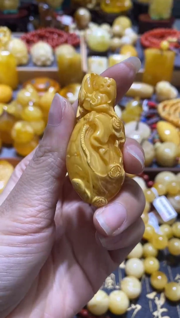 未镶嵌吊坠(不含链)蜜蜡钱袋子