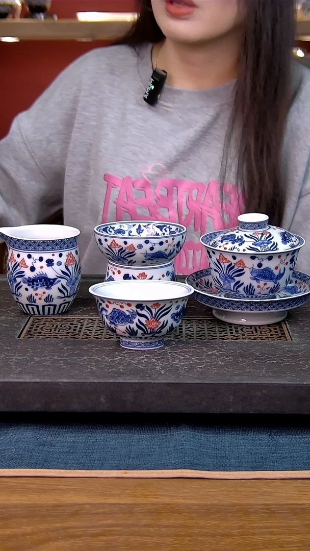 爱**得简装家用款4件套 白瓷陶瓷茶具