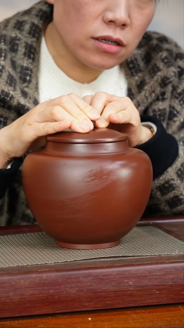 宜兴原矿紫砂茶叶罐