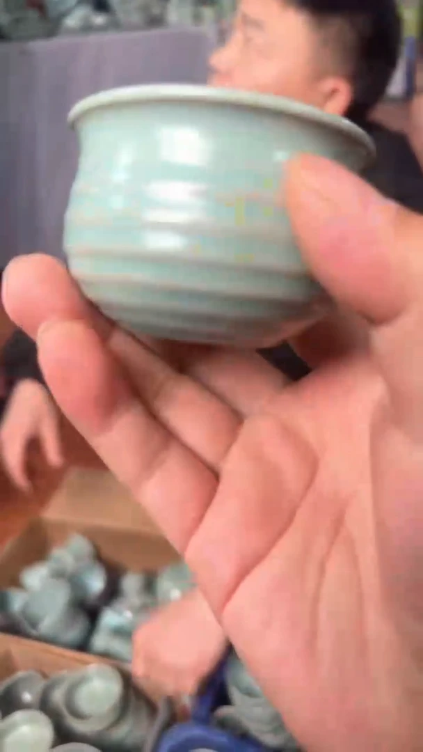【闪购商品】杯汝瓷仿古钱袋子