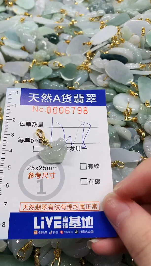 颈饰未镶嵌翡翠天然a货翡翠