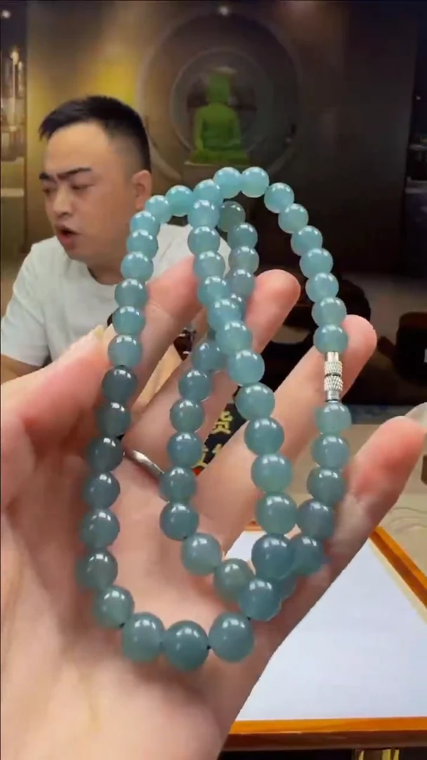 翡翠未镶嵌颈饰QY2025-8-5-14