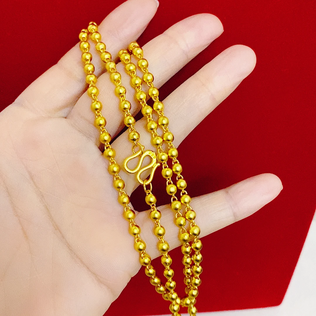 时尚百搭磨砂珠珠链