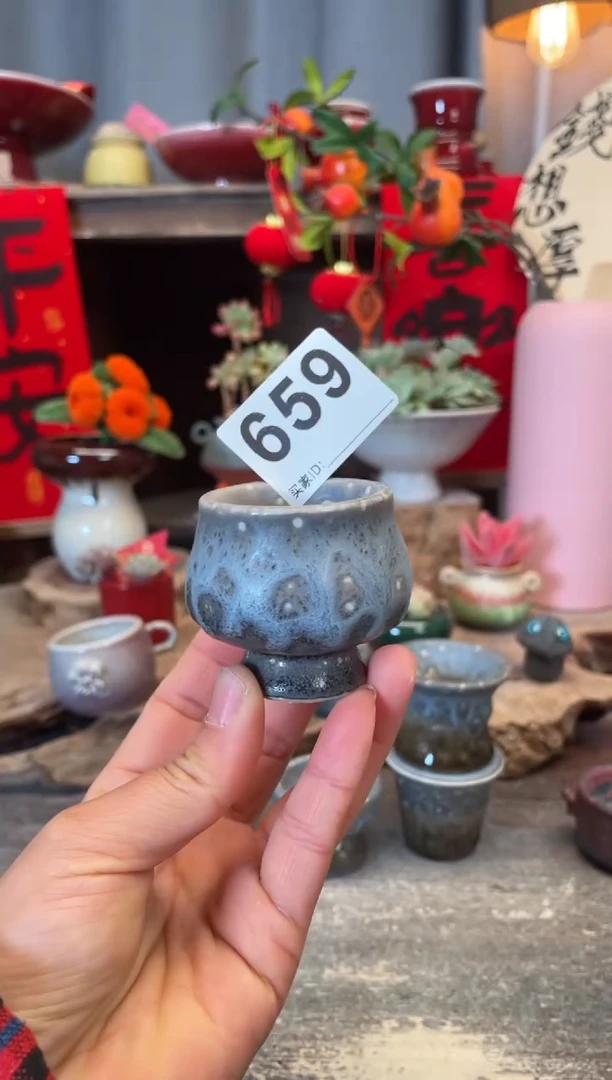 【闪购商品】摆件659知木小芳花盆