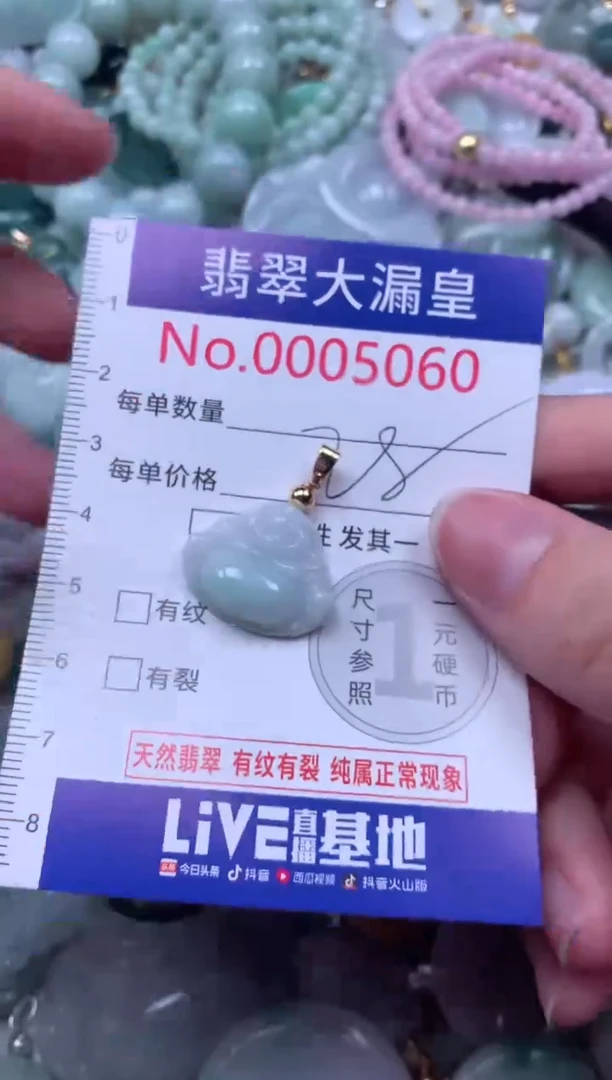 翡翠未镶嵌吊坠(不含链)5060
