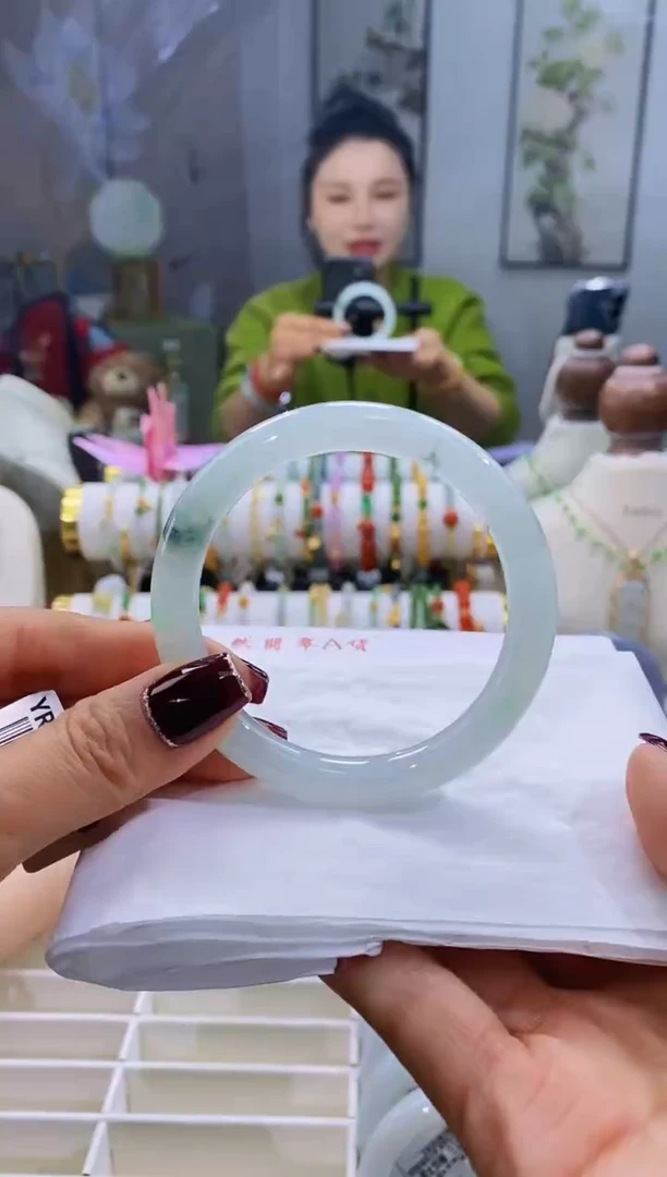 未镶嵌手镯翡翠67号圆条57.5/8.3*8.5