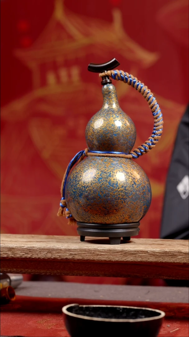 843尾货款大漆精品葫芦400ml