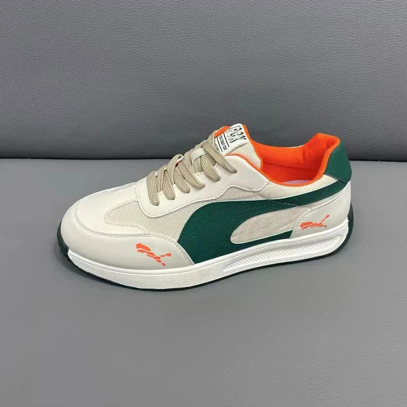 男鞋2025春季新款透气休闲鞋男时尚潮流百搭布面阿甘鞋男软底潮鞋