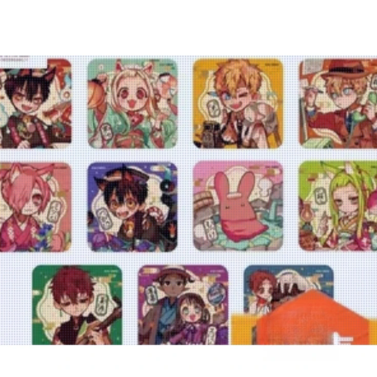 地缚少年花子君怪化猫旅馆系列方形徽章