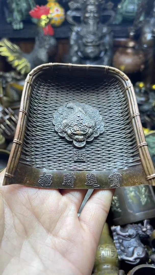 闪购链接，点击下单，有运费险，铜摆件