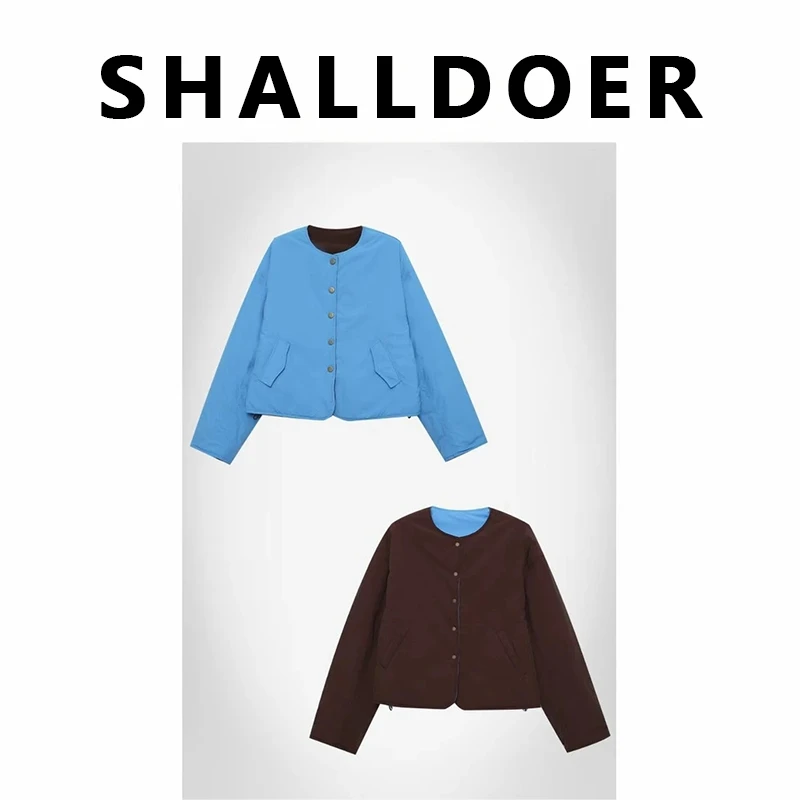 高档次显瘦显白《阿克苏棉服》2025冬季新款AB两面穿复古宽松外套女