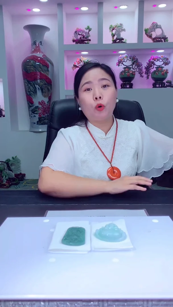 颈饰未镶嵌翡翠老*挂件发货(拍一发一)