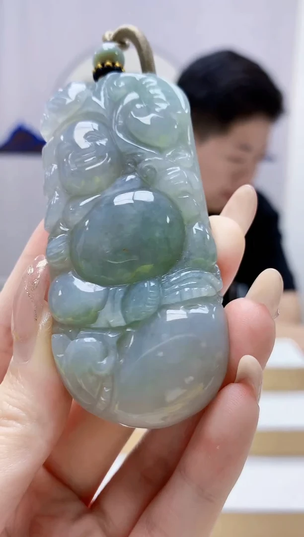 未镶嵌定制翡翠4917jw-毛货挂件81