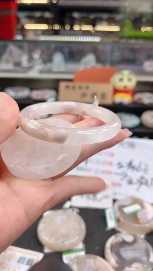 未镶嵌手镯石英质玉53圈口（赠品镯心）1984537