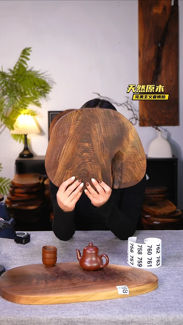 木北美黑胡桃原木.干裂疤结不属于商品质量问题完美主义者慎拍