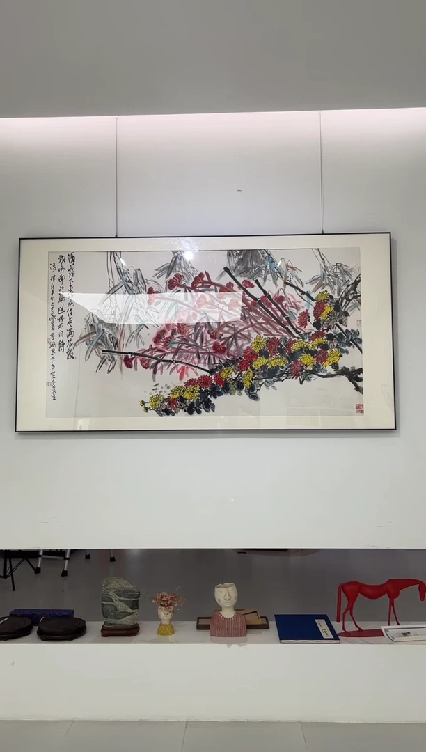 国画李纲-16平尺-国画作品-金