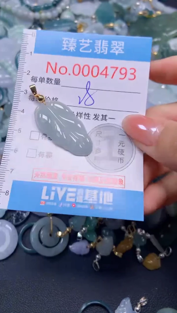 颈饰未镶嵌翡翠4793
