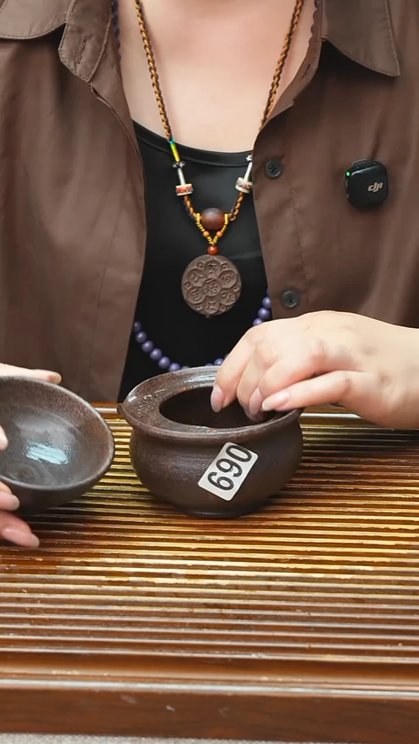 粗陶手工手做茶具