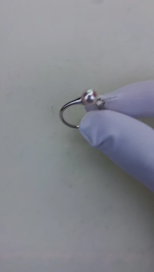 18K金镶嵌DA海水珍珠 GD033 戒指  7