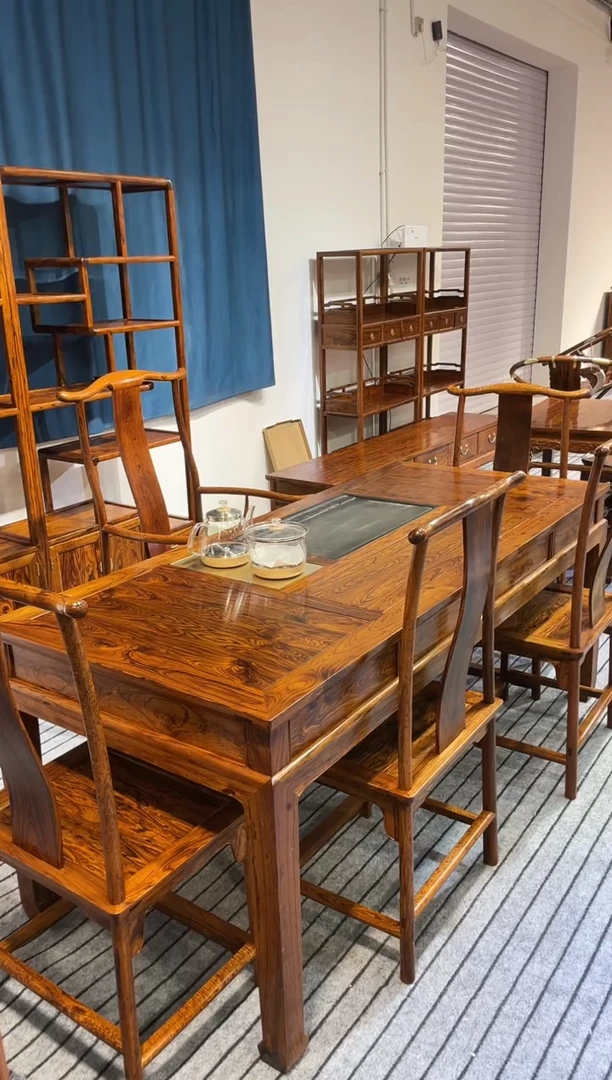 木茶桌6件套改价链接