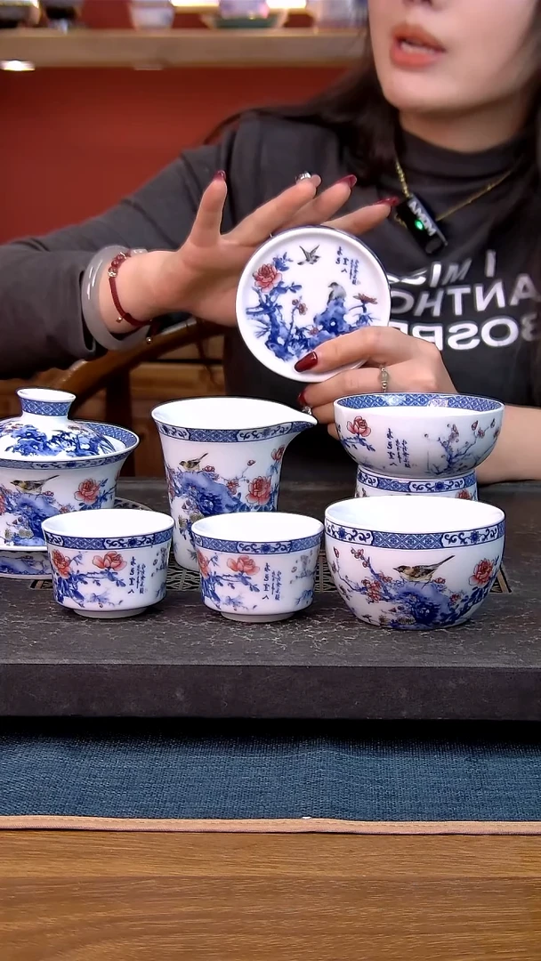 简装家用款7件套 白瓷陶瓷茶具