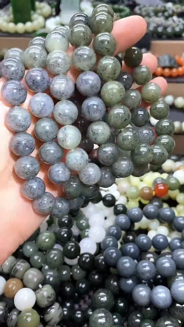 手链未镶嵌和田玉12青花多样性发货拍一发一